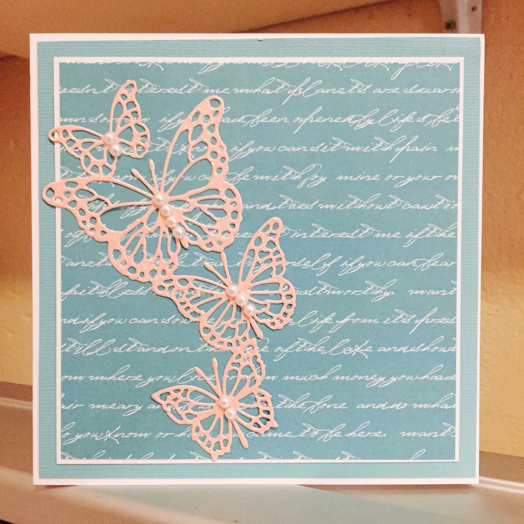 Teal butterfly delight