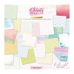 Chloe’s Creative Cards 8x8” Designer Paper Pad – Floral Dreams