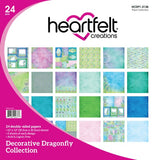 Heartfelt Creations Dragonfly florals & paper pack