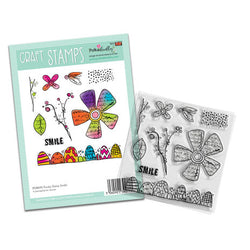 Polkadoodles Funky flower daisy Clear Stamps (PD7147)