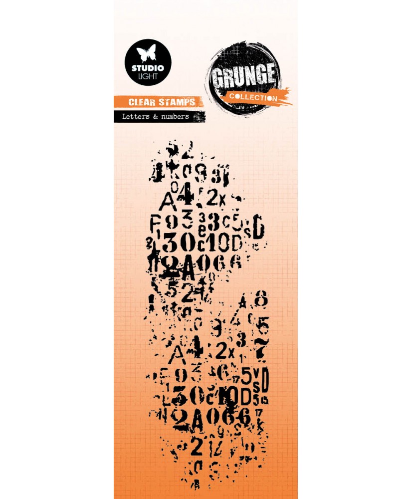 Studio Light grunge stamp - Letters and numbers – The Purple Magnolia
