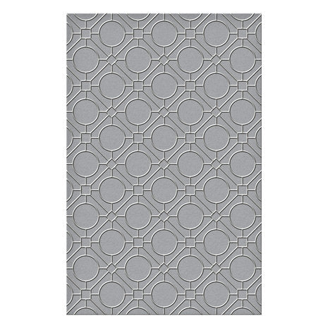 Spellbinders Geo Screen Embossing Folder (SES-030)
