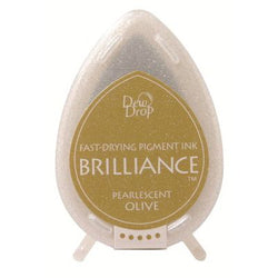 Brilliance dew drop ink pad -  Pearlescent olive