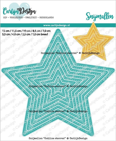 Carlijn Design Outline stars