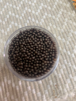 Copy of Flower pearls - Brown 2 mm