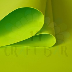 Foamiran - Lime Green - 30x35 cm