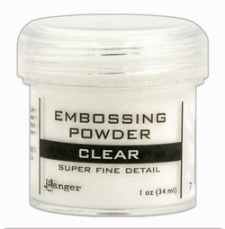 Ranger super fine embossing powder - clear