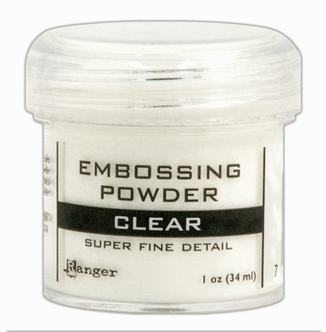 Ranger super fine embossing powder - clear