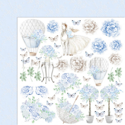 Lemoncraft Serenity 30x30cm elements sheet for cutting out