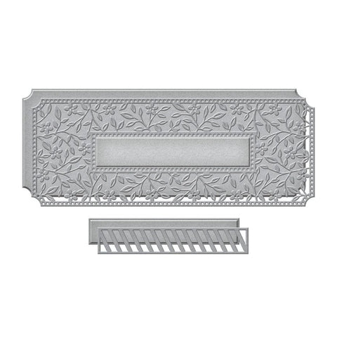 Spellbinders Flowering Slimline Etched Dies (S5-451)