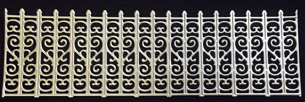 Die-cut fence