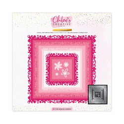 Chloes Creative Cards 8x8 Metal Die Set - Blooming Border