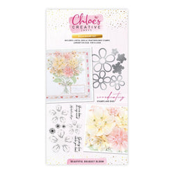 Chloes Creative Cards Die & Stamp - Beautiful Bouquet Bloom