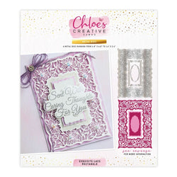 Chloes die set – Exquisite lace rectangle - PRE-ORDER (