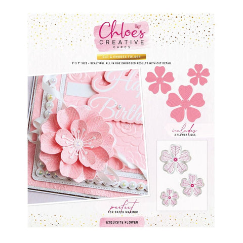 Chloes cut-and-emboss folder – Exquisite flower - PRE-ORDER