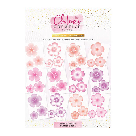 Chloes vellum - Pretty peonies - PRE-ORDER