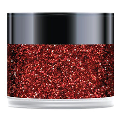 Chloes  Sparkelicious Glitter 1/2oz Jar - Red poinsettia
