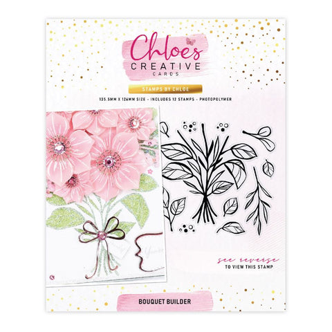 Chloes Creative Cards Photopolymer Stamp Set - Bouquet Builder (foliage)