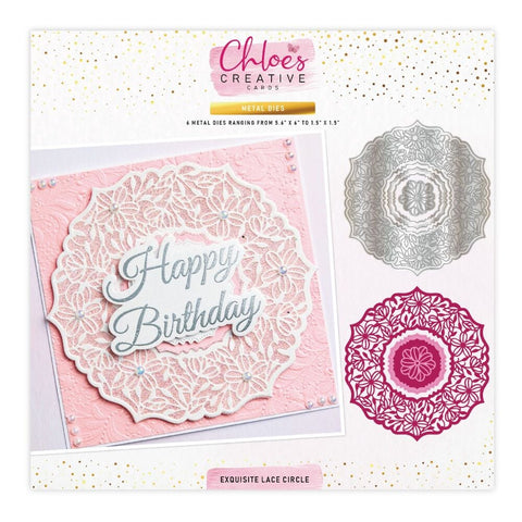Chloes die set –Exquisite lace circle - 6x6 inch - PRE-ORDER