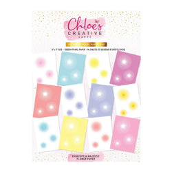 Chloes vellum - Pearl printed Exquisite and majestic flowers - PRE-ORDER