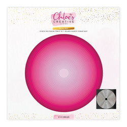 CHLOES CREATIVE CARDS METAL DIE SET - 8 X 8 BASIC CIRCLES