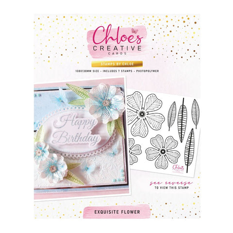 Chloes stamp set – Exquisite flower - PRE-ORDER