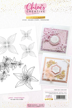 Chloe’s Creative Cards - Stamp set - Lily & four petal