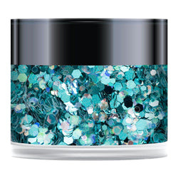 Chloes  Sparkelicious Glitter 1/2oz Jar - Jazzy jade