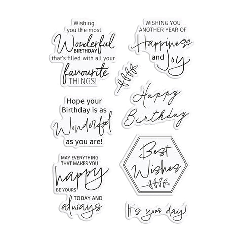 Chloes Creative Cards stamp set - Birthday happiness