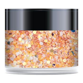 Chloes Glistening  Glitter 1/2oz Jar Mexican sunrise