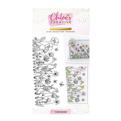 Chloes Creative Cards  Stamp Set – Flower border