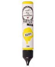 Art By Marlene (ABM) acrylic paint 28 ml - Happy