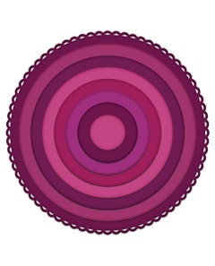 Heartfelt Creations eyelet circle & basics die set