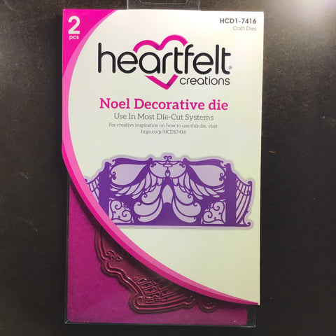 Noel decorative die - opened; never used