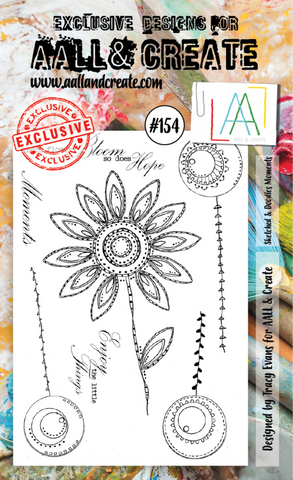 AALL & Create Sjetched & doodled flower #154