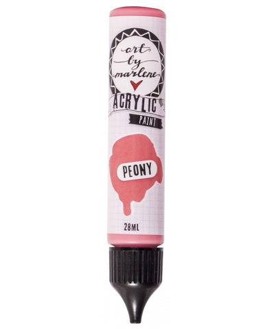 Art By Marlene (ABM) acrylic paint 28 ml - Peony