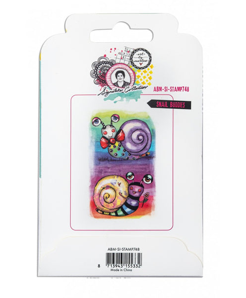 Art By Marlene clear stamp - Snail buddies