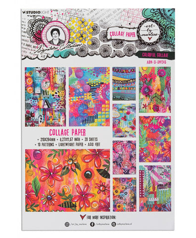 Art By Marlene collage papers colourful collage 21x29cm (A4)