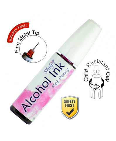 Shilpi alcohol ink pink peony 15ml