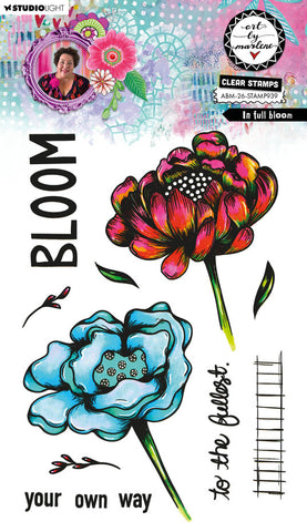 Art By Marlene (ABM) stamp set In full bloom ABM-26-STAMP939