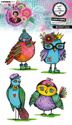 Art By Marlene (ABM) stamp set Marlene's birds ABM-26-STAMP938
