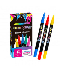 Life of colour classic fine acrylic pens - Fine