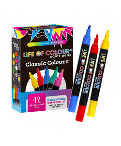 Life of colour classic medium acrylic pens