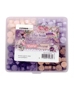 Studio LIght wax beads - Victorian purple 4 colours