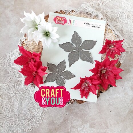 Craft & You large poinsettia die set