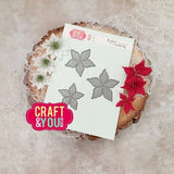 Craft & You small poinsettia die set