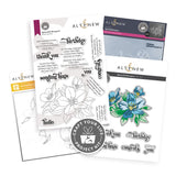 Altenew Splendid Bouquet  - stamp, die , stencil, embossing folder - PRE-ORDER