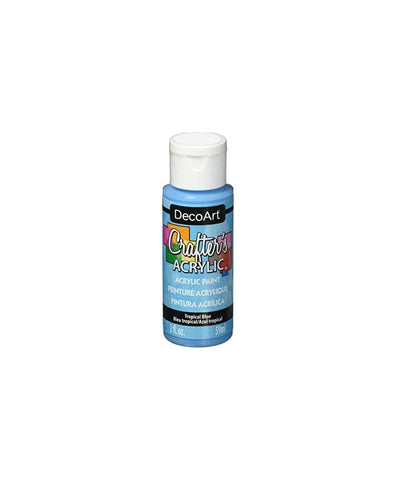 DecoArt acrylic paint tropical blue