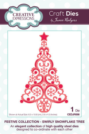 Creative Expressions  Jamie Rodgers - Swirly snowflake tree
