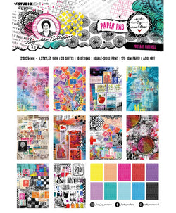 Art By Marlene paper pad - postage madness
